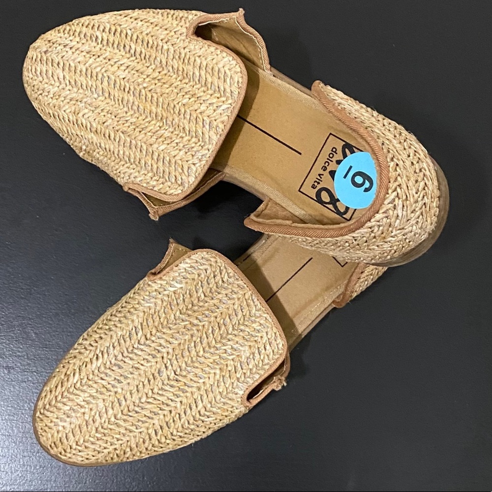Dolce Vita Raffia Flats